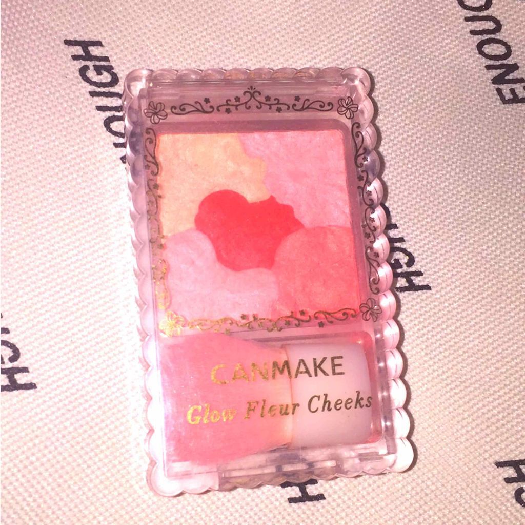 グロウフルールチークス/キャンメイク/パウダーチークを使ったクチコミ(1枚目)