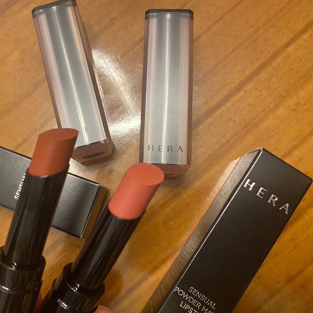 センシュアルパウダーマットリップスティック/HERA/口紅を使ったクチコミ(4枚目)