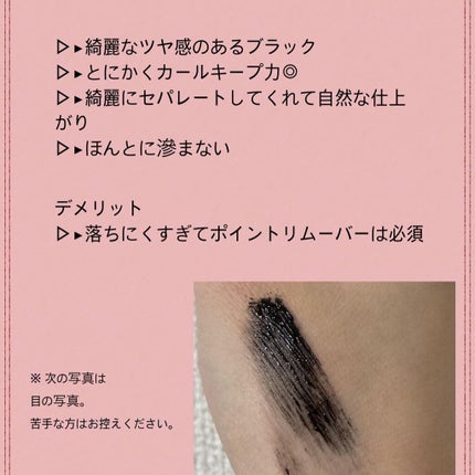 ハンオールフィックスマスカラ/rom&nd/マスカラを使ったクチコミ(2枚目)