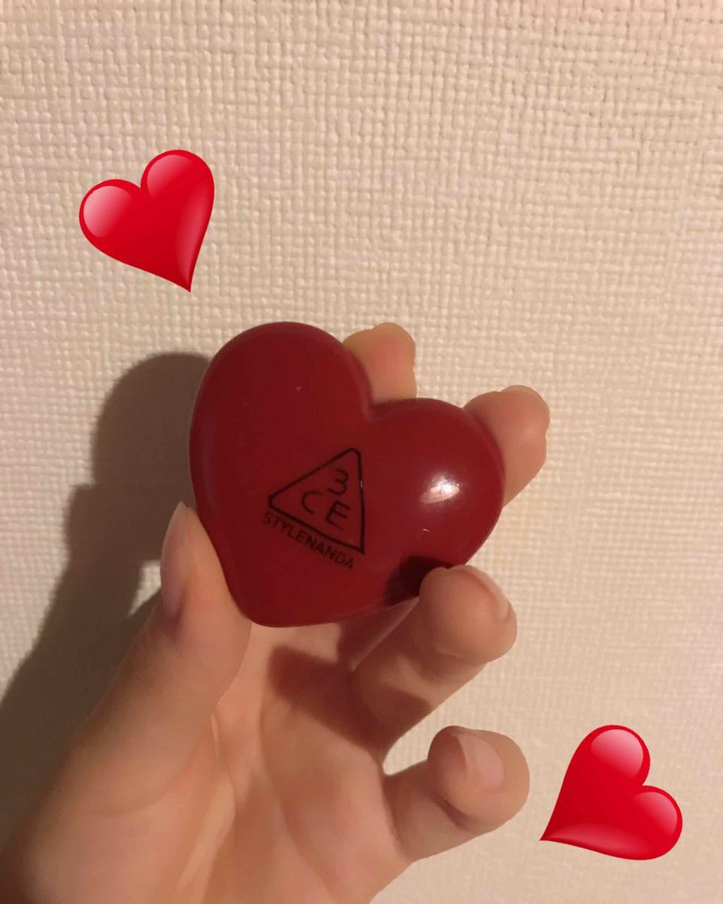 3CE HEART POT LIP/3CE/口紅を使ったクチコミ(1枚目)