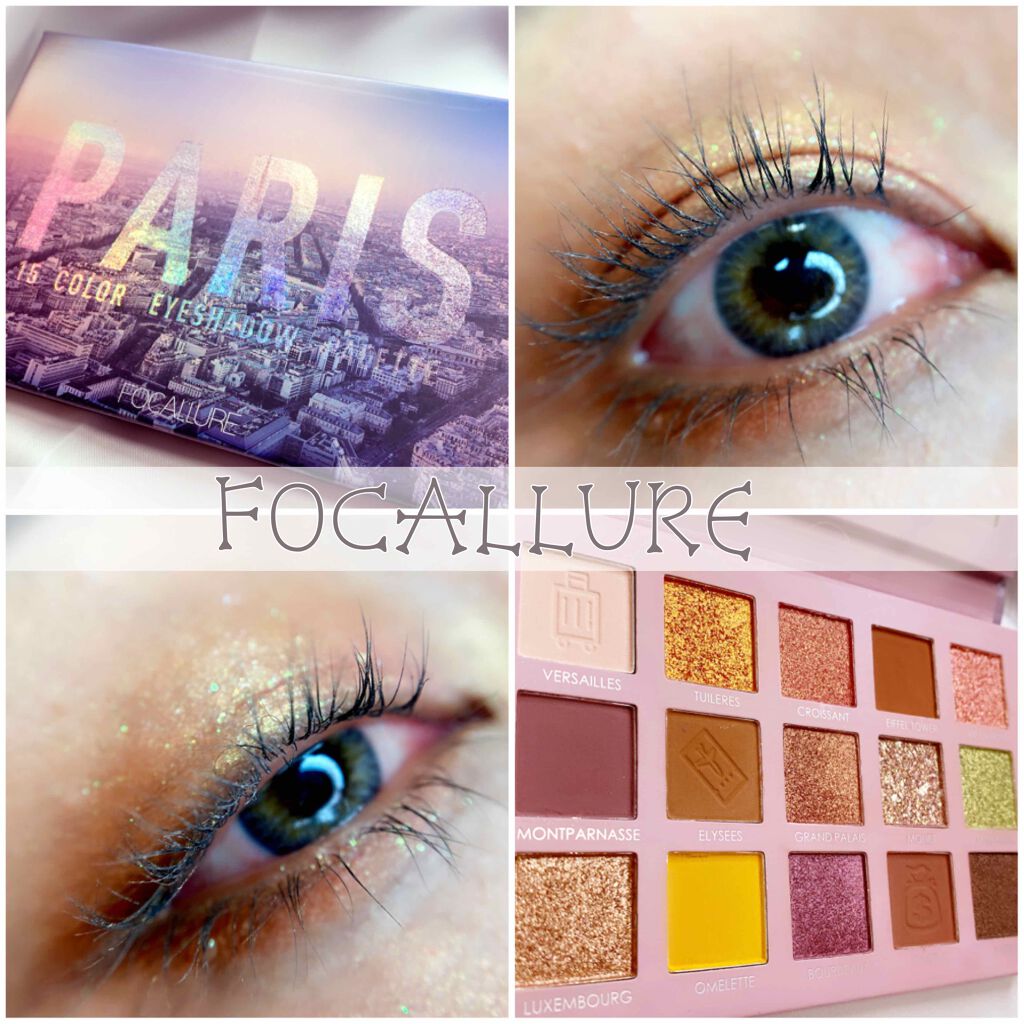 GO TRAVEL 15色アイシャドウパレット/FOCALLURE/アイシャドウパレットを使ったクチコミ（1枚目）