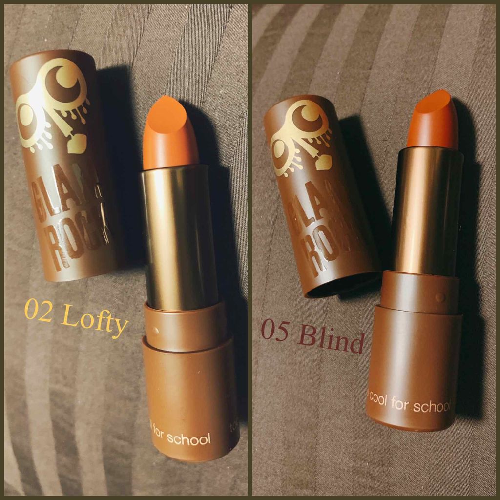 グラムロック ハッシュブラウン/too cool for school/口紅を使ったクチコミ(2枚目)