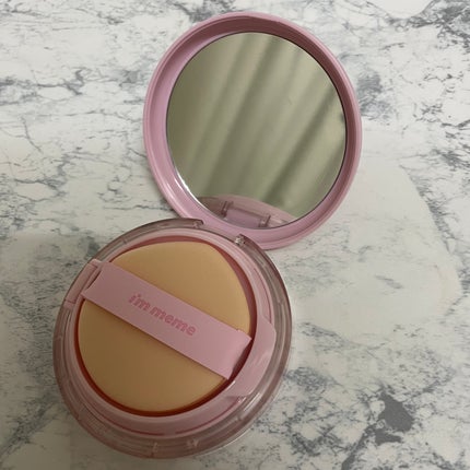 ワンダーベルベットラスティングクッション/i’m meme/クッションファンデーションを使ったクチコミ(3枚目)