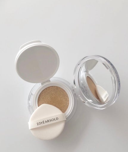 ハートリーフシーンカバークッション/23years old/クッションファンデーションを使ったクチコミ(5枚目)