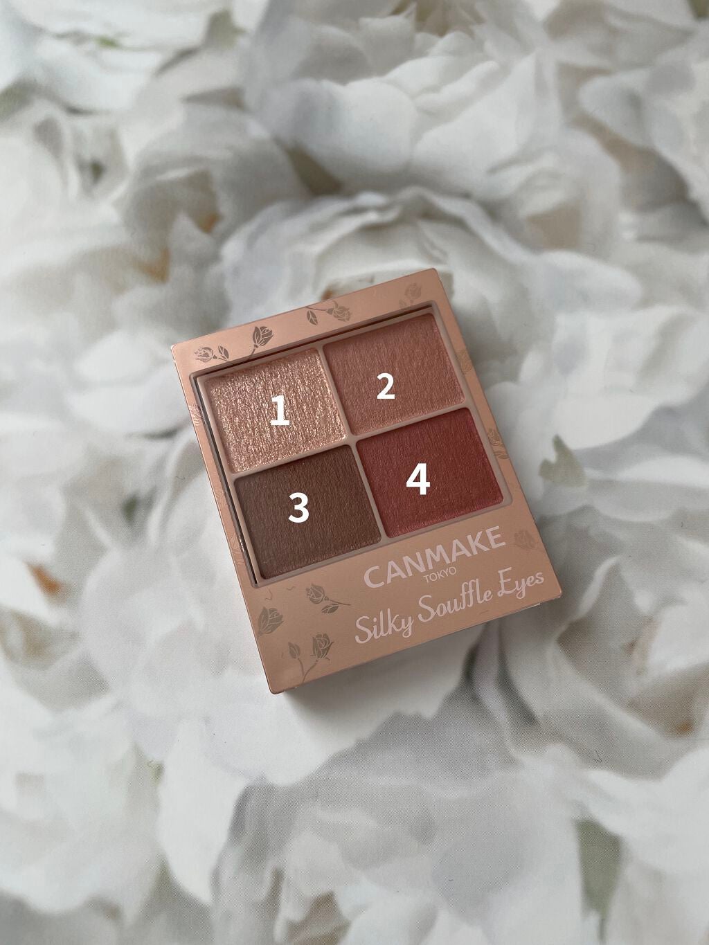 シルキースフレアイズ(マットタイプ)/キャンメイク/アイシャドウパレットを使ったクチコミ(2枚目)