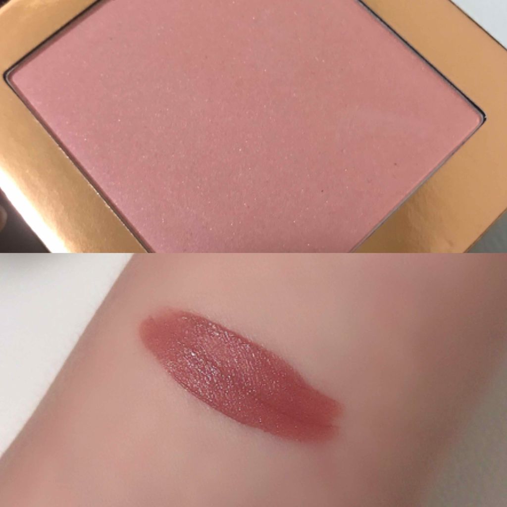 BEAUTY AND THE BEAST KIT/ColourPop/パウダーチークを使ったクチコミ（3枚目）