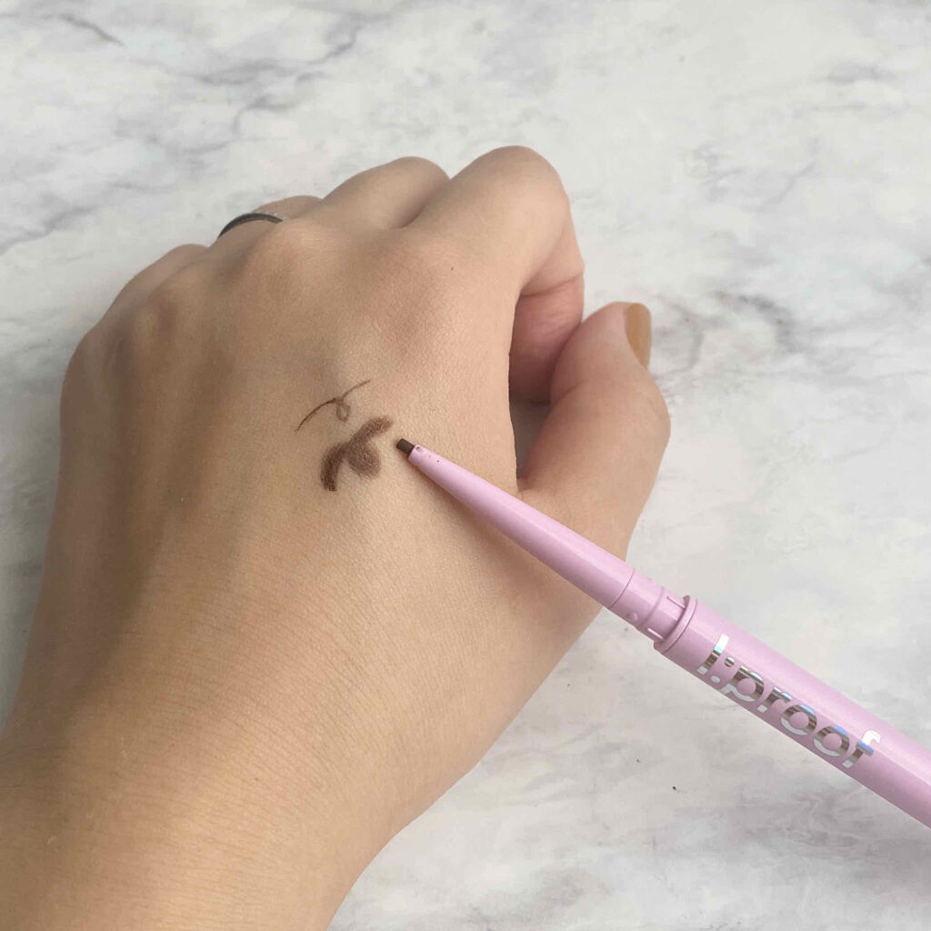 ハイパークリーミーアイライナー ミディアムブラウン/アイプルーフ/ジェルアイライナーを使ったクチコミ（2枚目）