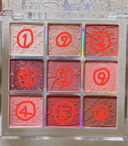 クォーツ 9色アイシャドウパレット(ドリームランドアイシャドウ)/ZEESEA/アイシャドウパレットを使ったクチコミ(4枚目)