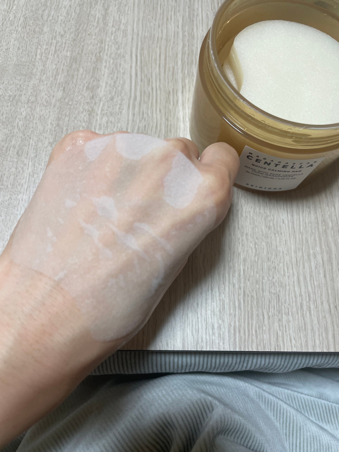 センテラ クイックカーミングパッド/SKIN1004/トナーパッドを使ったクチコミ(3枚目)