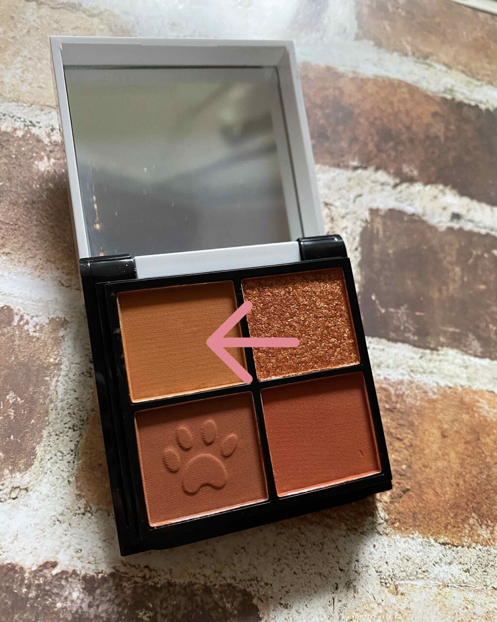 ファンタジーアイシャドウ＋チークコンパクト/PEONYELF/アイシャドウパレットを使ったクチコミ（3枚目）