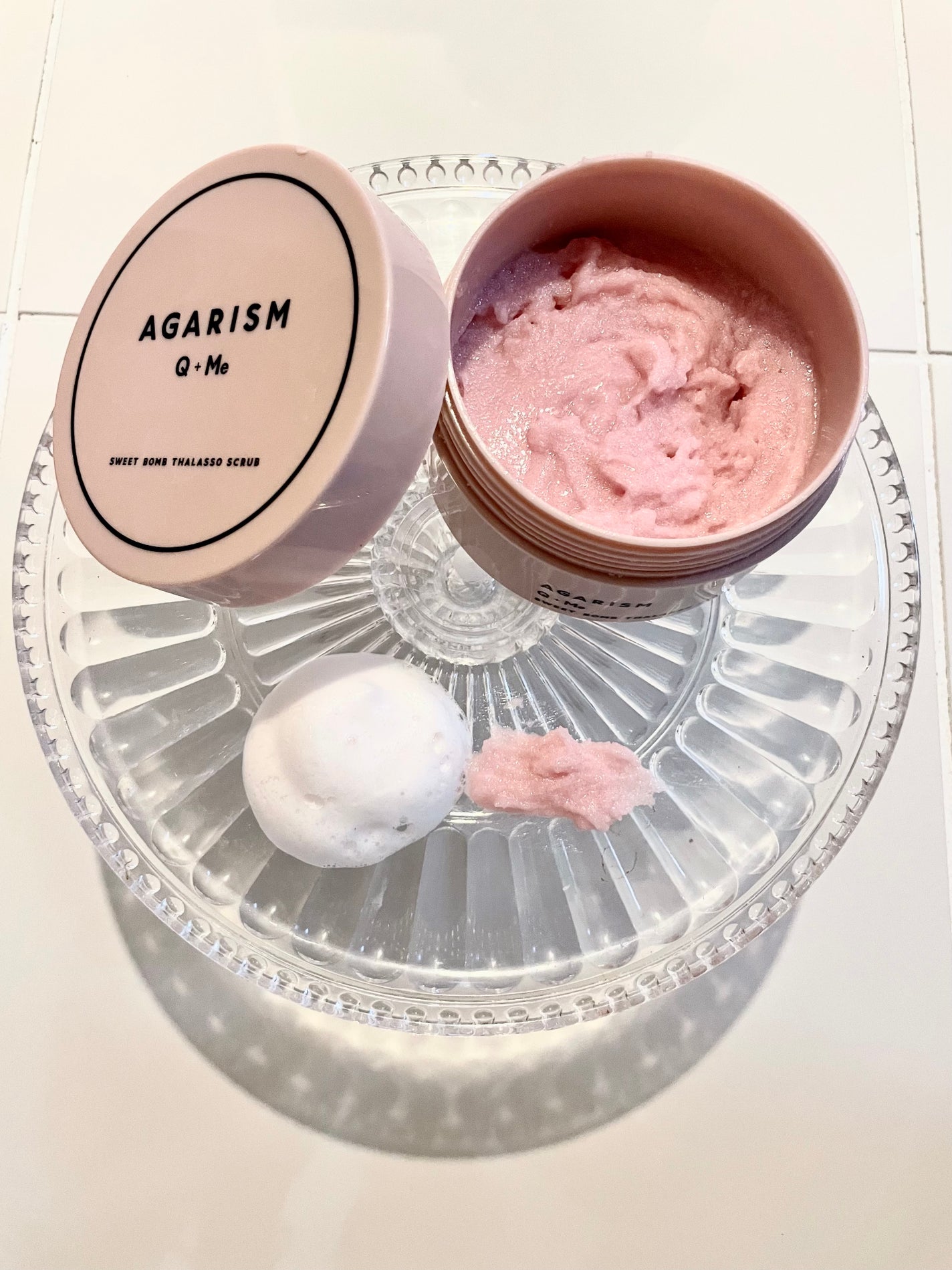 Q+Me スウィート ボム タラソ スクラブ/AGARISM/バストケア・ヒップケアを使ったクチコミ(1枚目)