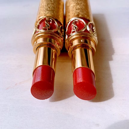 ルージュ ヴォリュプテ シャイン コレクター/YVES SAINT LAURENT BEAUTE/口紅を使ったクチコミ(2枚目)