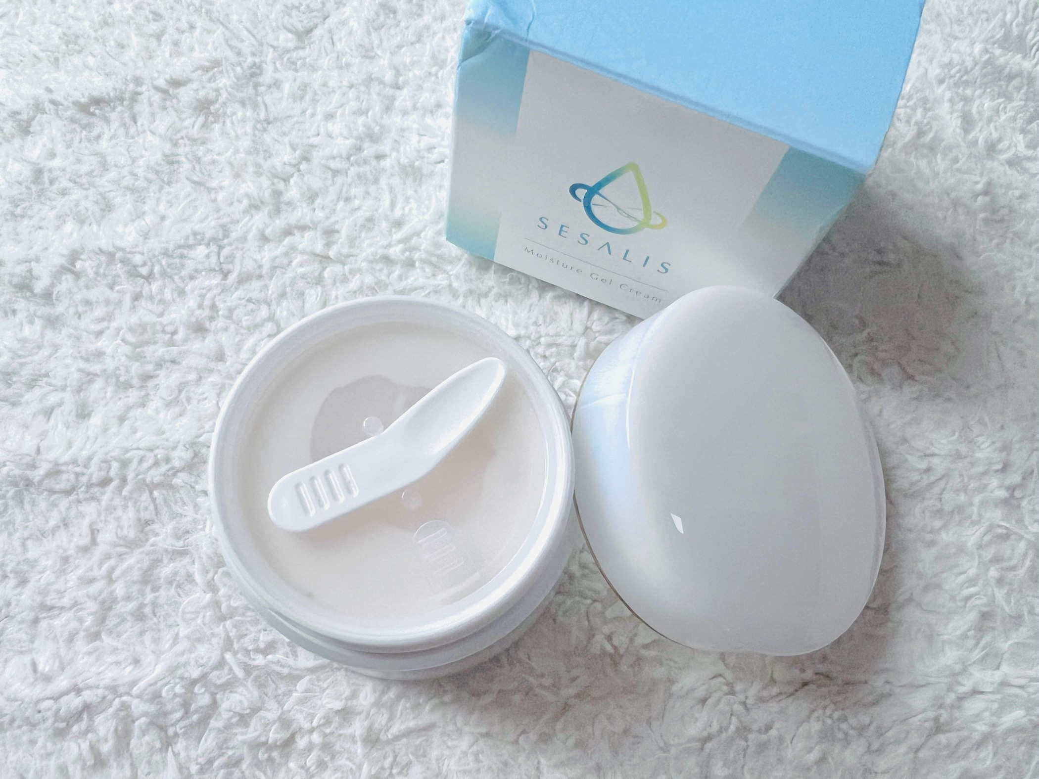 モイスチャージェルクリーム/SESALIS/フェイスクリームを使ったクチコミ（2枚目）