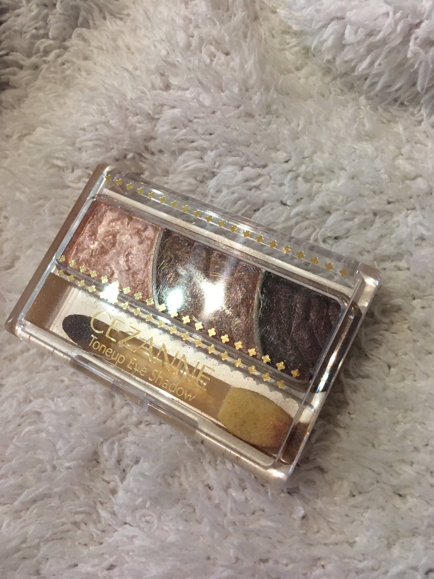 トーンアップアイシャドウ/CEZANNE/アイシャドウパレットを使ったクチコミ(1枚目)