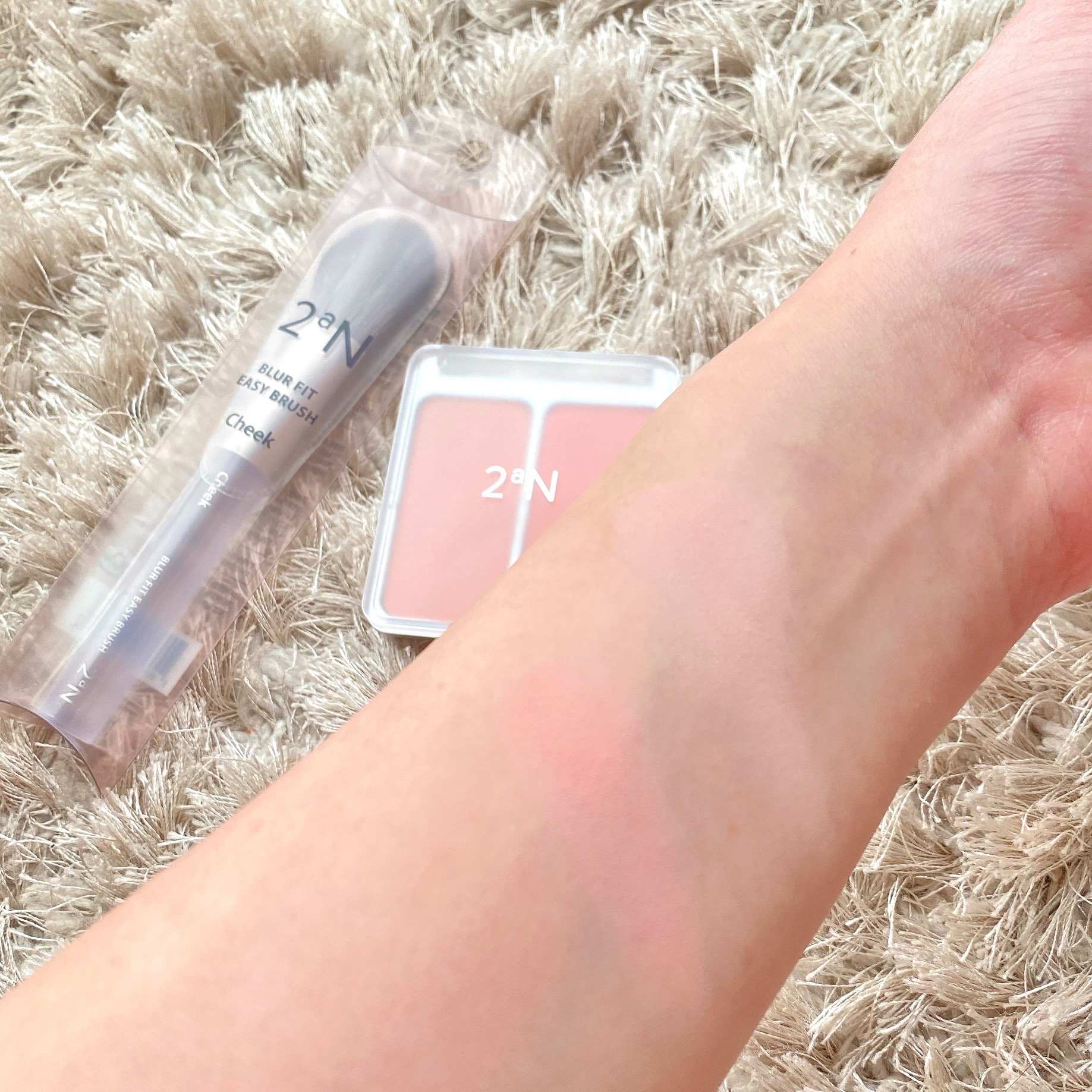 BLUR FIT EASY BRUSH/2aN/メイクブラシを使ったクチコミ（2枚目）