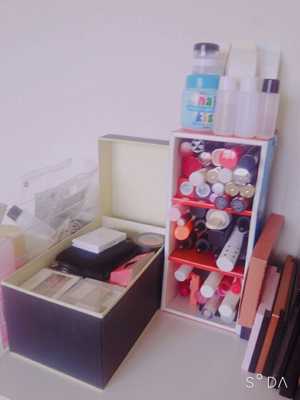 NON on LIPS 「こんばんわ。三度メでございますちょっと暇なのでコスメ収納しよう..」(4枚目)