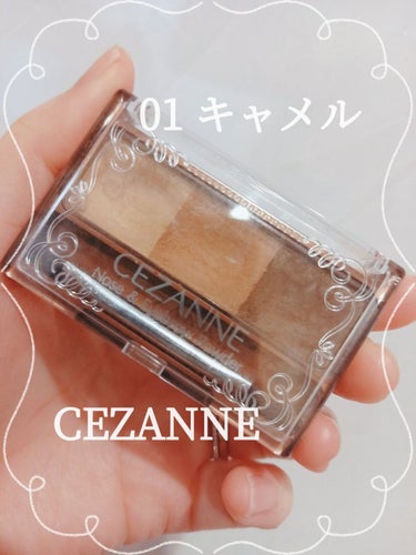 ノーズ＆アイブロウパウダー/CEZANNE/パウダーアイブロウを使ったクチコミ（1枚目）