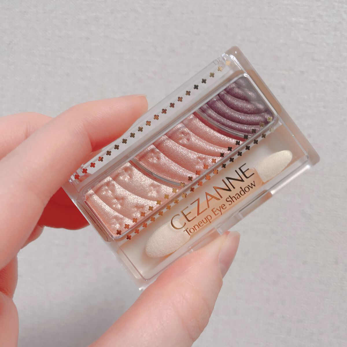 トーンアップアイシャドウ/CEZANNE/アイシャドウパレットを使ったクチコミ(1枚目)