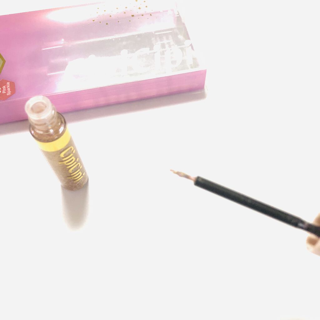 グリッターイルミネーションライナー/CipiCipi/リキッドアイライナーを使ったクチコミ（2枚目）