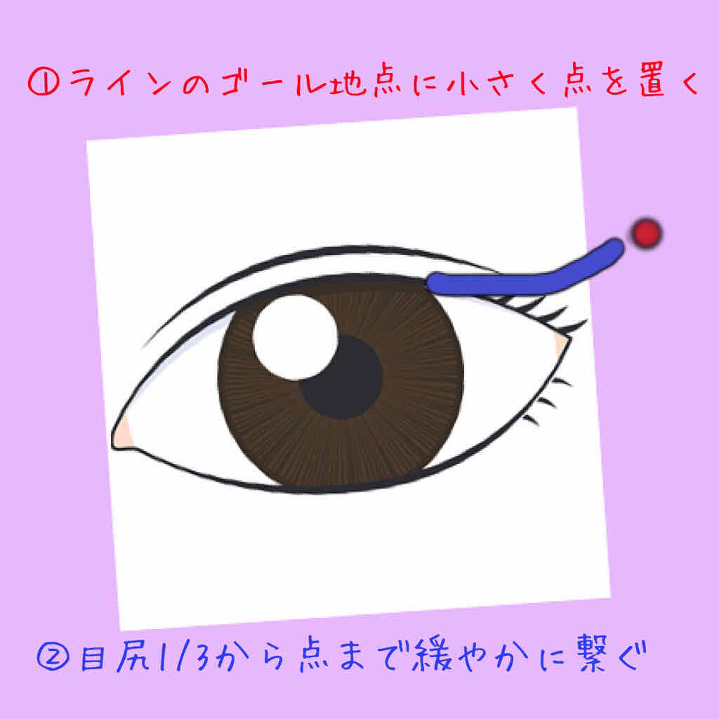 エバビレーナ リキッドアイライナーA/DAISO/リキッドアイライナーを使ったクチコミ（2枚目）