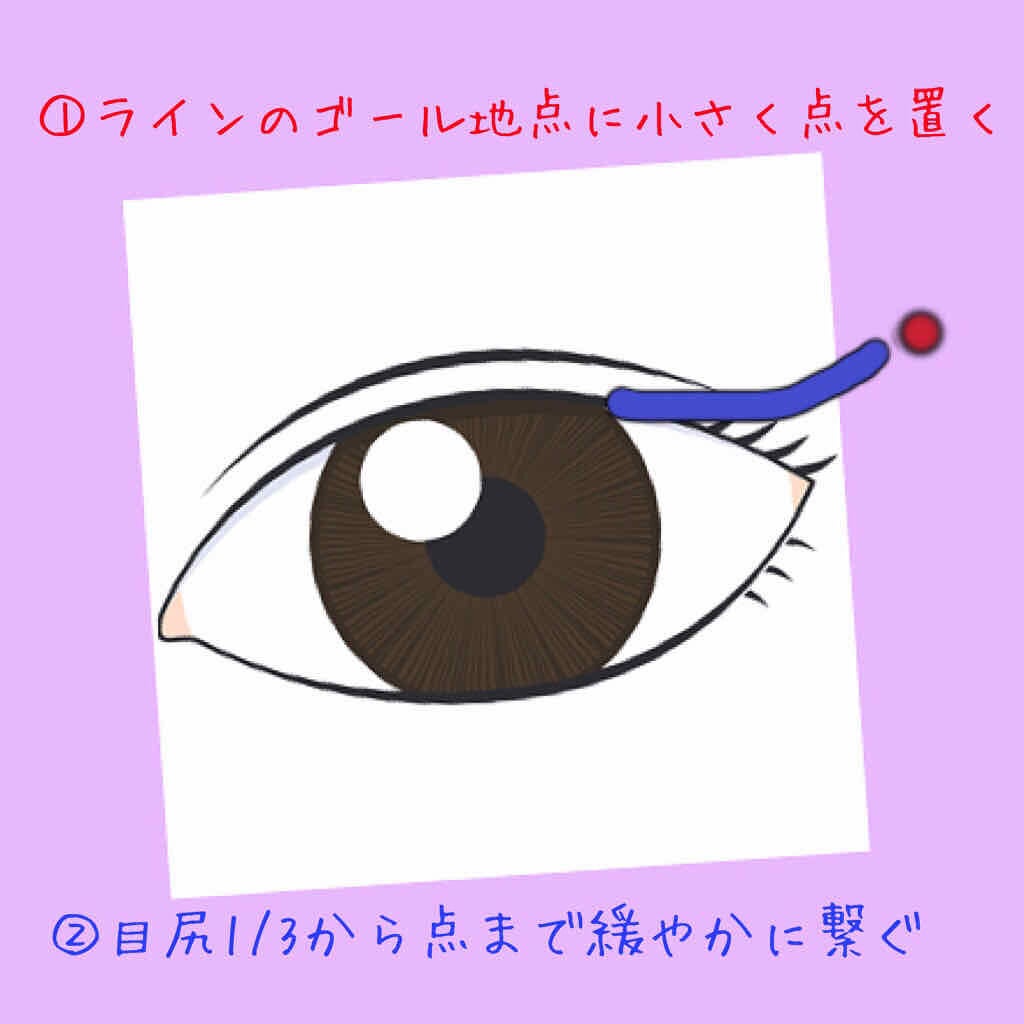 エバビレーナ リキッドアイライナーA/DAISO/リキッドアイライナーを使ったクチコミ(2枚目)