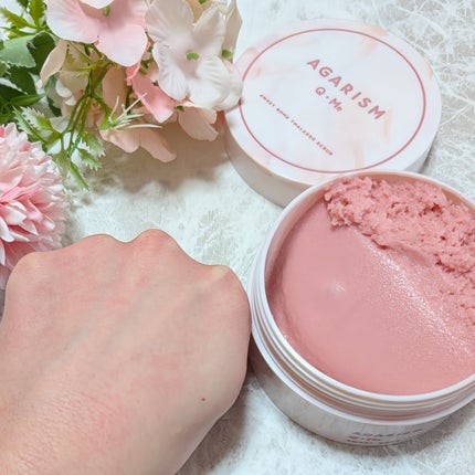 キューミースウィートボムタラソスクラブ ピオニーブーケの香り/AGARISM/ボディスクラブを使ったクチコミ(6枚目)