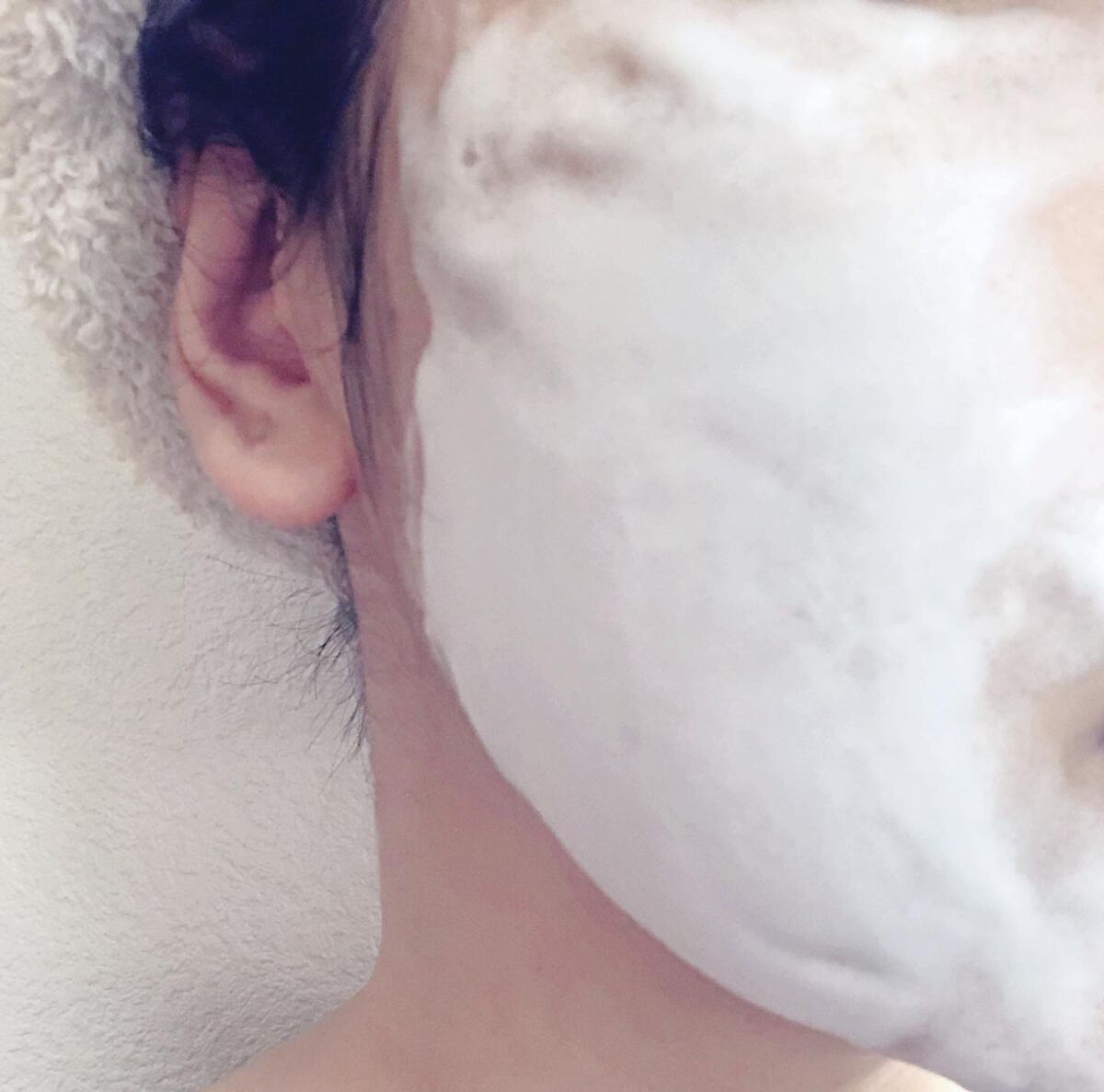 洗顔だけじゃない+パックもできる洗顔料 ホワイトプレミアム/ONE STONE TWO BIRDS/その他洗顔料を使ったクチコミ(3枚目)