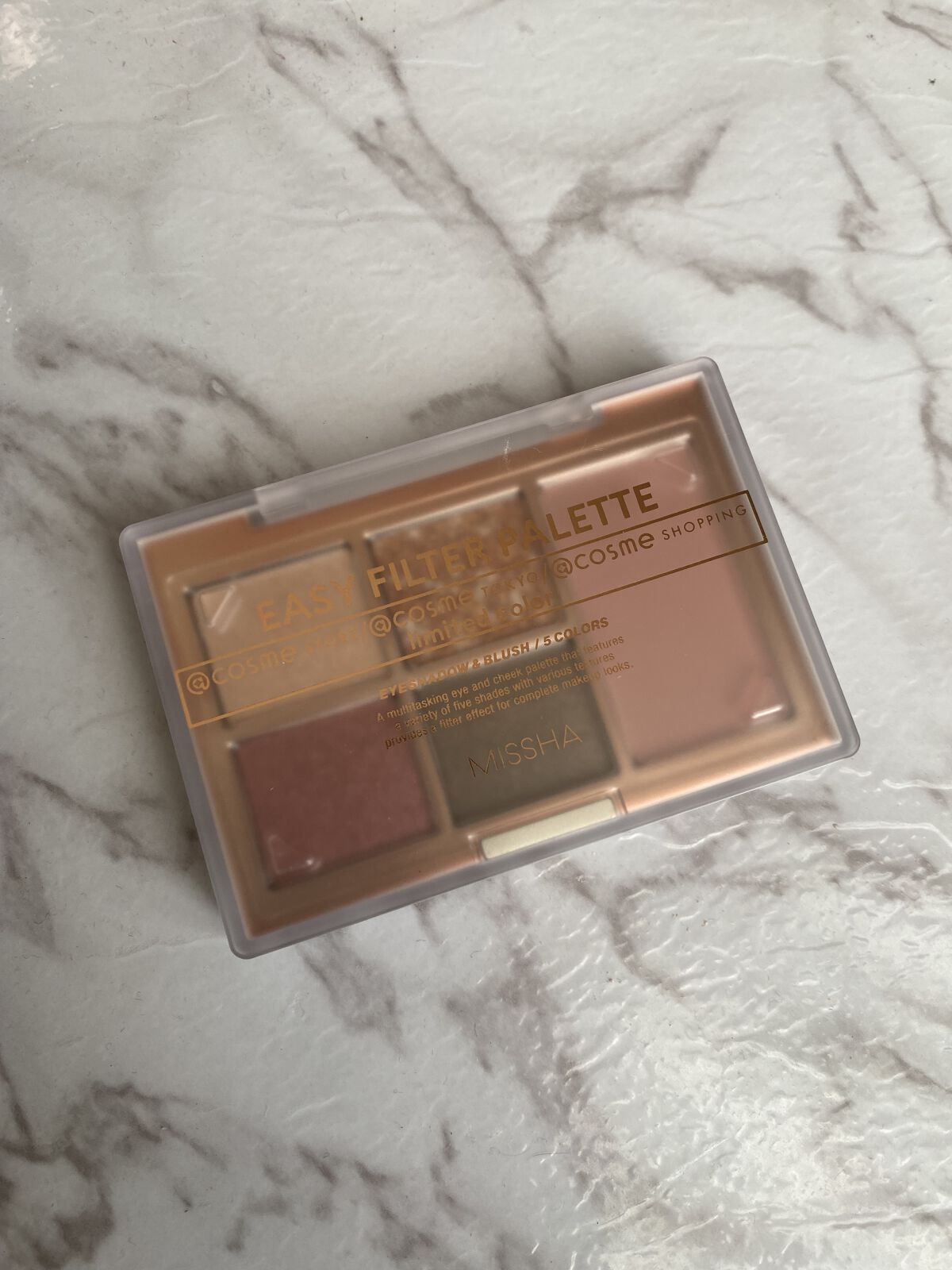 MISSHA イージー フィルター シャドウパレット/MISSHA/アイシャドウパレットを使ったクチコミ（1枚目）