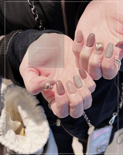 mauloa_nail on LIPS 「・ 大きいハート人気💗いつもありがとうございますっ😆✨・ネイル..」(1枚目)