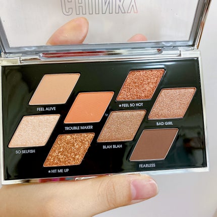 HOLIKA HOLIKA チャンキーメタル アイシャドウパレットのクチコミ「\HOLIKA HOLIKA チャンキーメタル アイシャドウパレット/
01 FEEL SO.....」(2枚目)