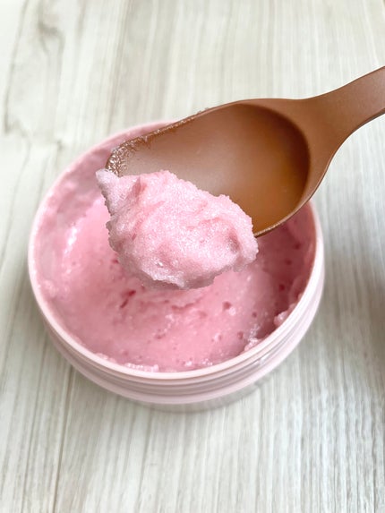 Q+Me スウィート ボム タラソ スクラブ/AGARISM/バスト・ヒップケアを使ったクチコミ(3枚目)