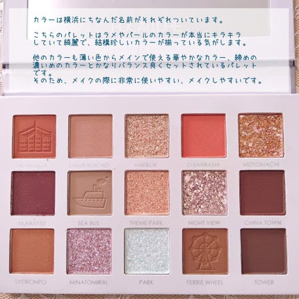 GO TRAVEL 15色アイシャドウパレット/FOCALLURE/アイシャドウパレットを使ったクチコミ(3枚目)