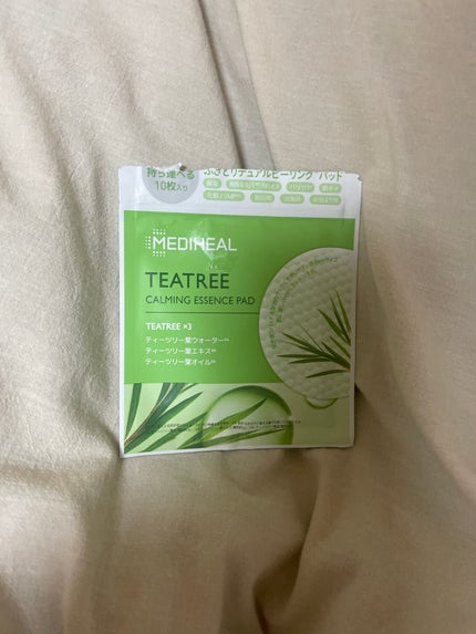 ティーツリーカーミングエッセンスパッド/MEDIHEAL/トナーパッドを使ったクチコミ(1枚目)
