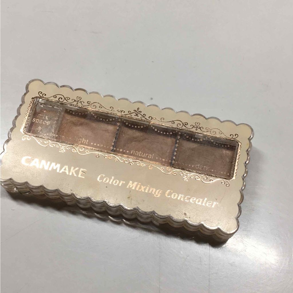 カラーミキシングコンシーラー/キャンメイク/パレットコンシーラーを使ったクチコミ(1枚目)
