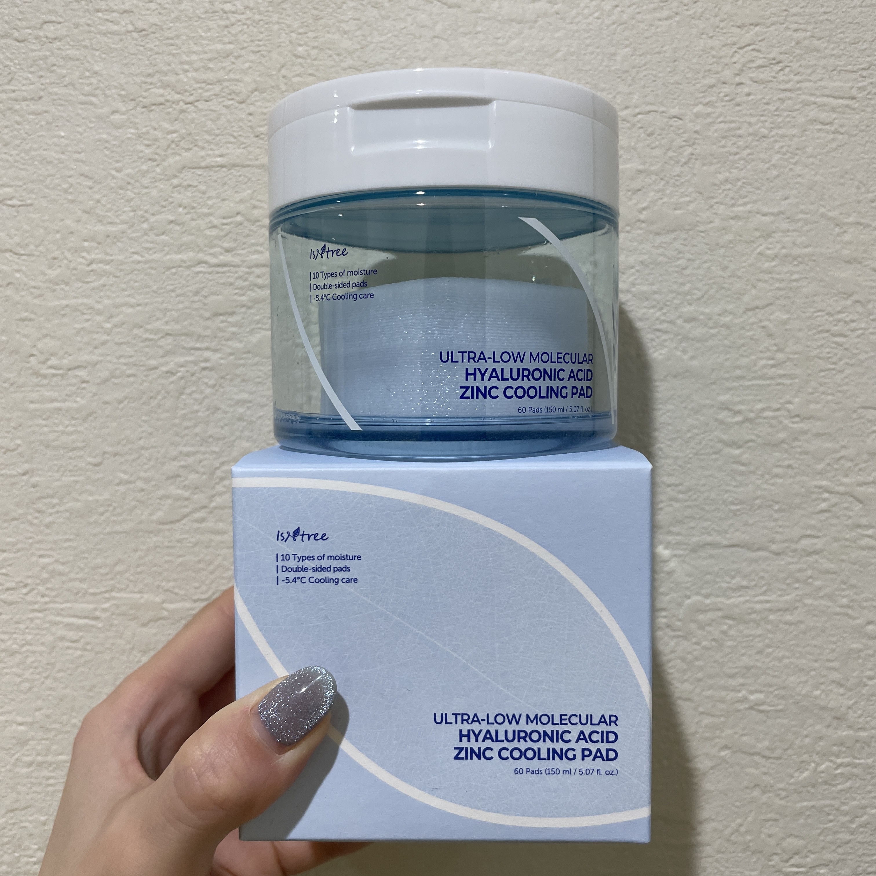 超低分子ヒアルロン酸ジンククーリングパッド/Isntree/トナーパッドを使ったクチコミ（1枚目）