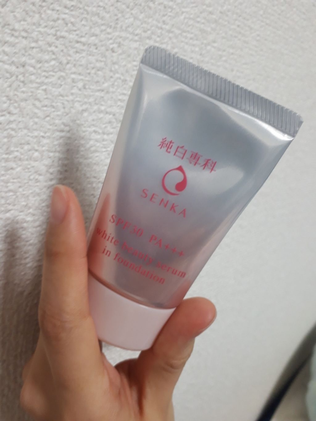 純白専科 すっぴん色づく美容液フォンデュ/SENKA(専科)/リキッドファンデーションを使ったクチコミ(1枚目)