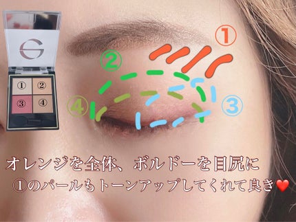 リアルクローズシャドウ/excel/アイシャドウパレットを使ったクチコミ(3枚目)