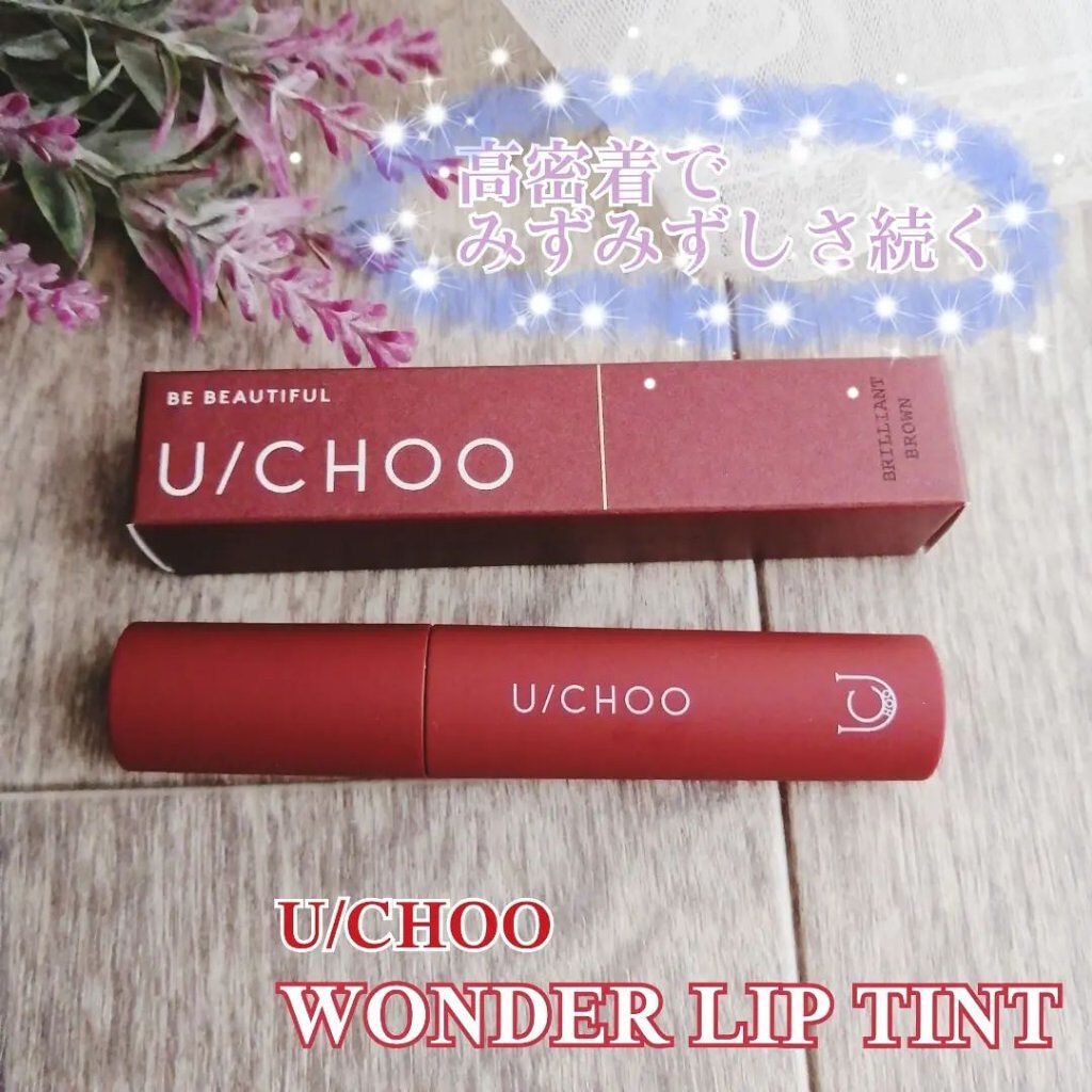  ワンダー リップティント ブリリアントブラウン(BRILLIANT BROWN)/U/CHOO/リップティントを使ったクチコミ（1枚目）