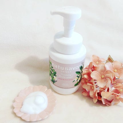 ホワイト 泡ボディウォッシュ リッチモイスト/natu savon select/ボディソープを使ったクチコミ(2枚目)