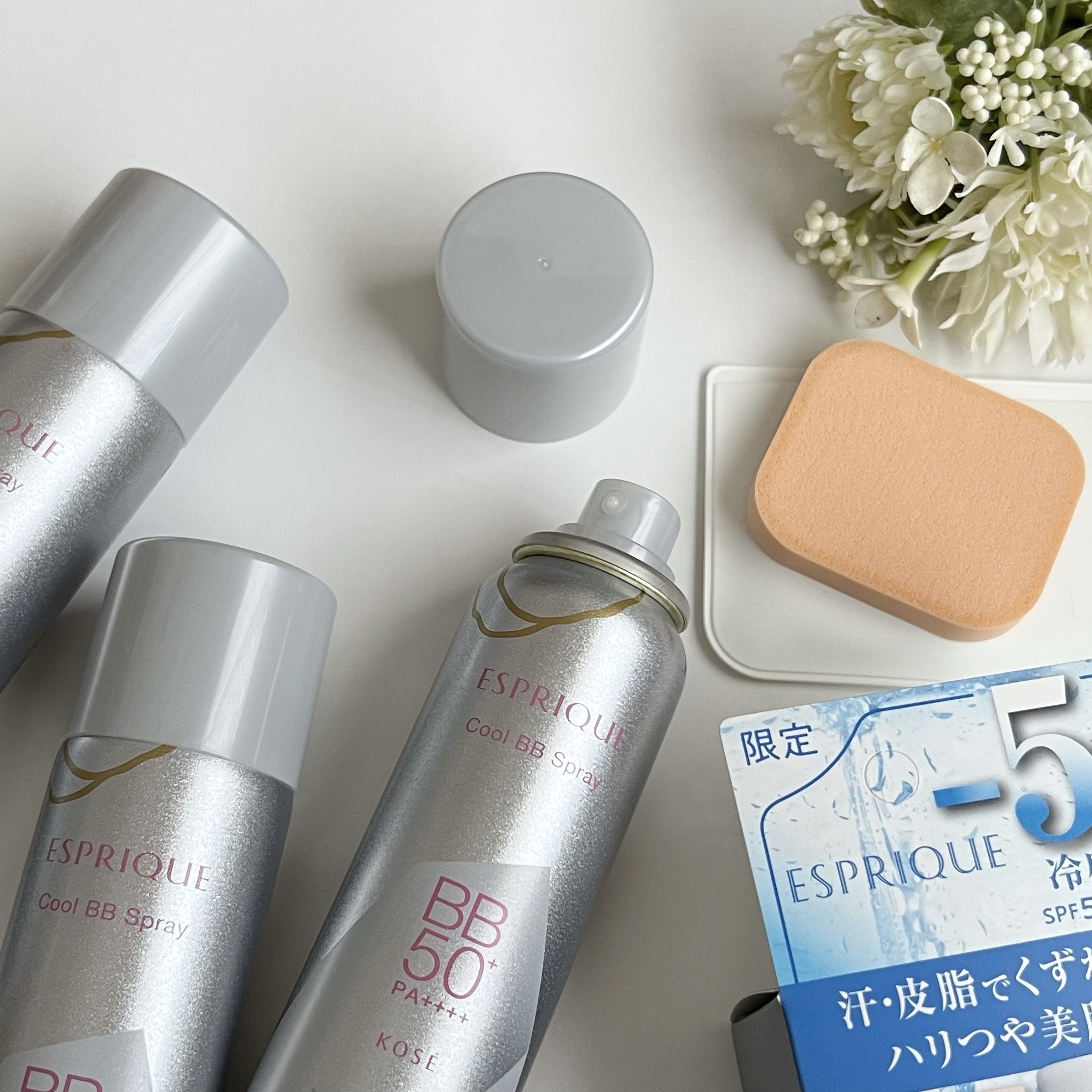 冷感タッチ BBスプレー UV 50 W/ESPRIQUE/BBクリームを使ったクチコミ（1枚目）