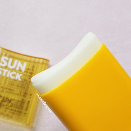 パウダリーUVアロエスティック SPF50+/PA++++/ネイチャーリパブリック/日焼け止めスティックを使ったクチコミ(2枚目)