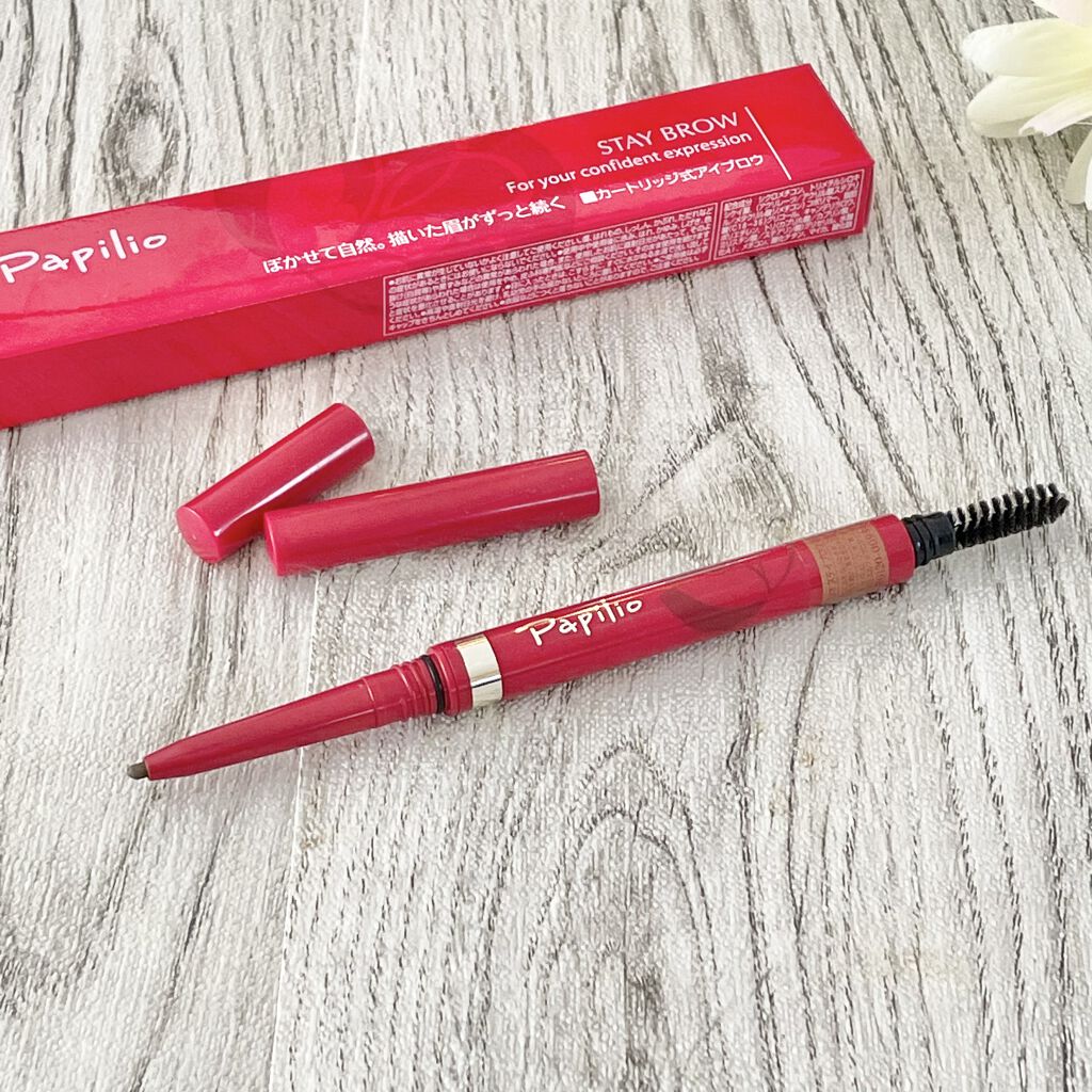 ステイブロウ/Papilio/アイブロウペンシルを使ったクチコミ（3枚目）