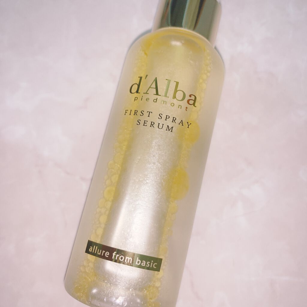ダルバ ホワイトトリュフファーストスプレーセラム/ダルバ/ミスト状化粧水を使ったクチコミ(1枚目)