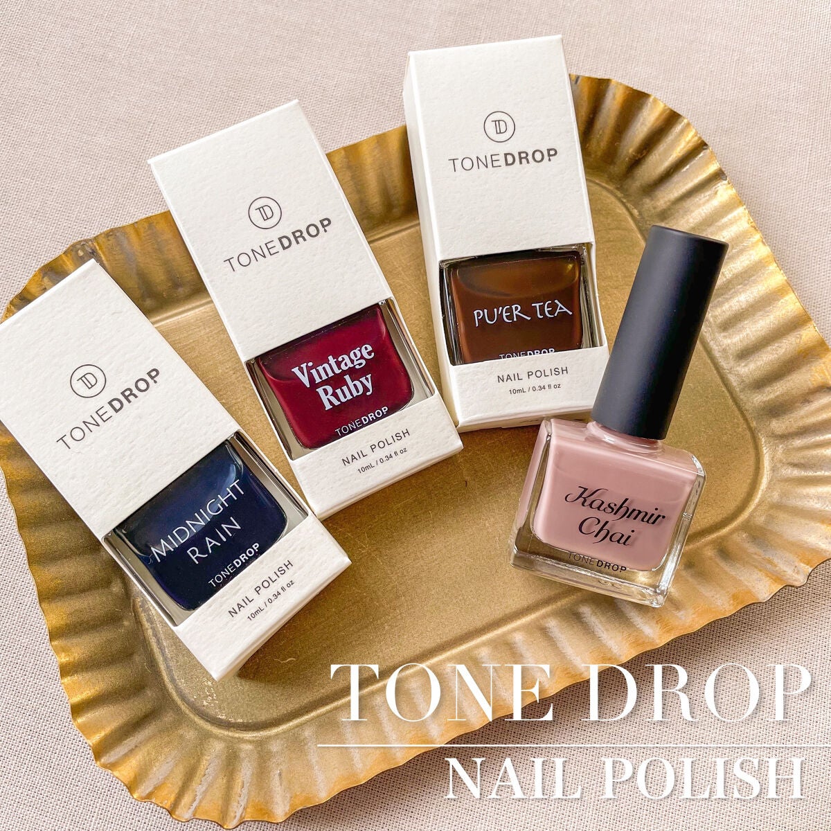 TONE DROP ネイルポリッシュ/D-UP/マニキュアを使ったクチコミ(1枚目)