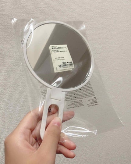 スチロール折りたためる手付きミラー/無印良品/その他化粧小物を使ったクチコミ(1枚目)