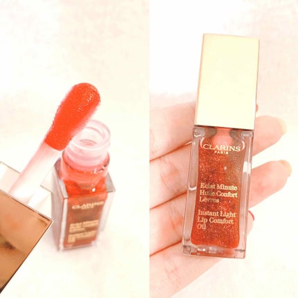 コンフォート リップオイル /CLARINS/リップグロスを使ったクチコミ(2枚目)