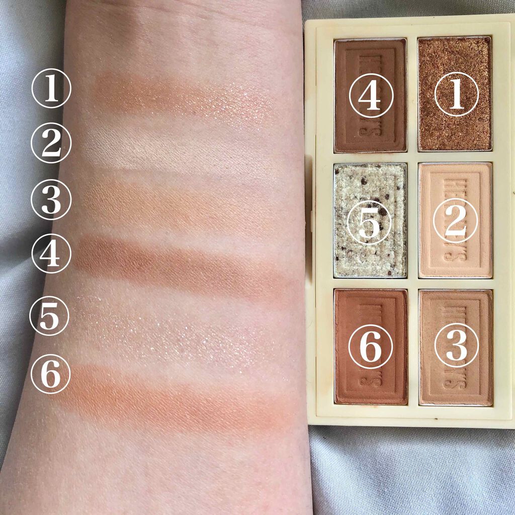 ハーシー プレイカラーアイズミニ/ETUDE/アイシャドウパレットを使ったクチコミ(2枚目)