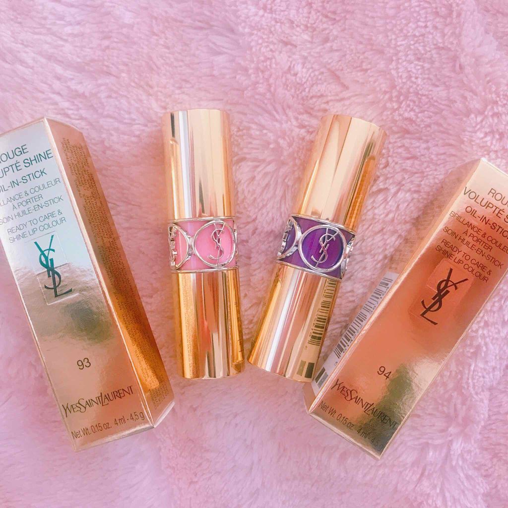 ルージュ ヴォリュプテ シャイン/YVES SAINT LAURENT BEAUTE/口紅を使ったクチコミ(1枚目)
