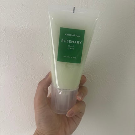 ローズマリー スカルプ スクラブ/AROMATICA/ヘッドスクラブを使ったクチコミ(2枚目)