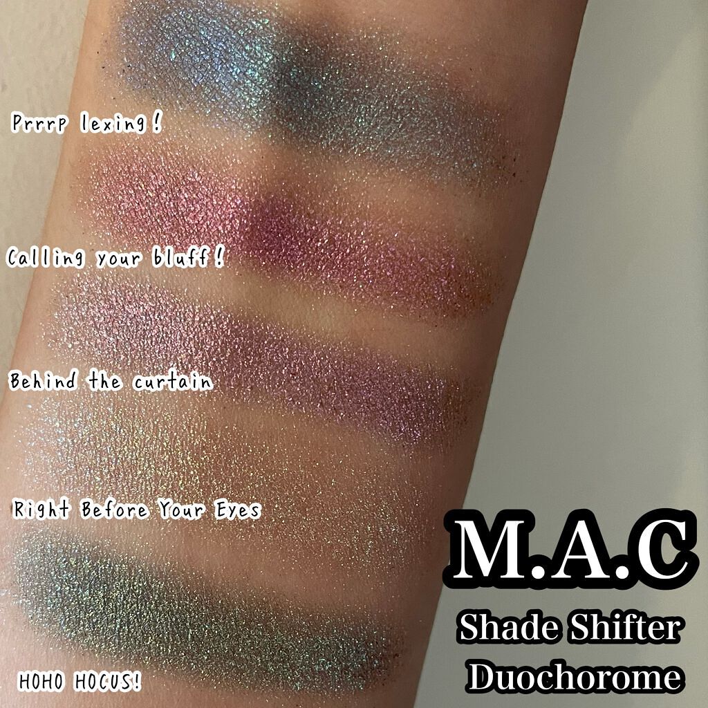シェードシフター デュオクロム アイシャドウ/M・A・C/単色アイシャドウを使ったクチコミ(3枚目)